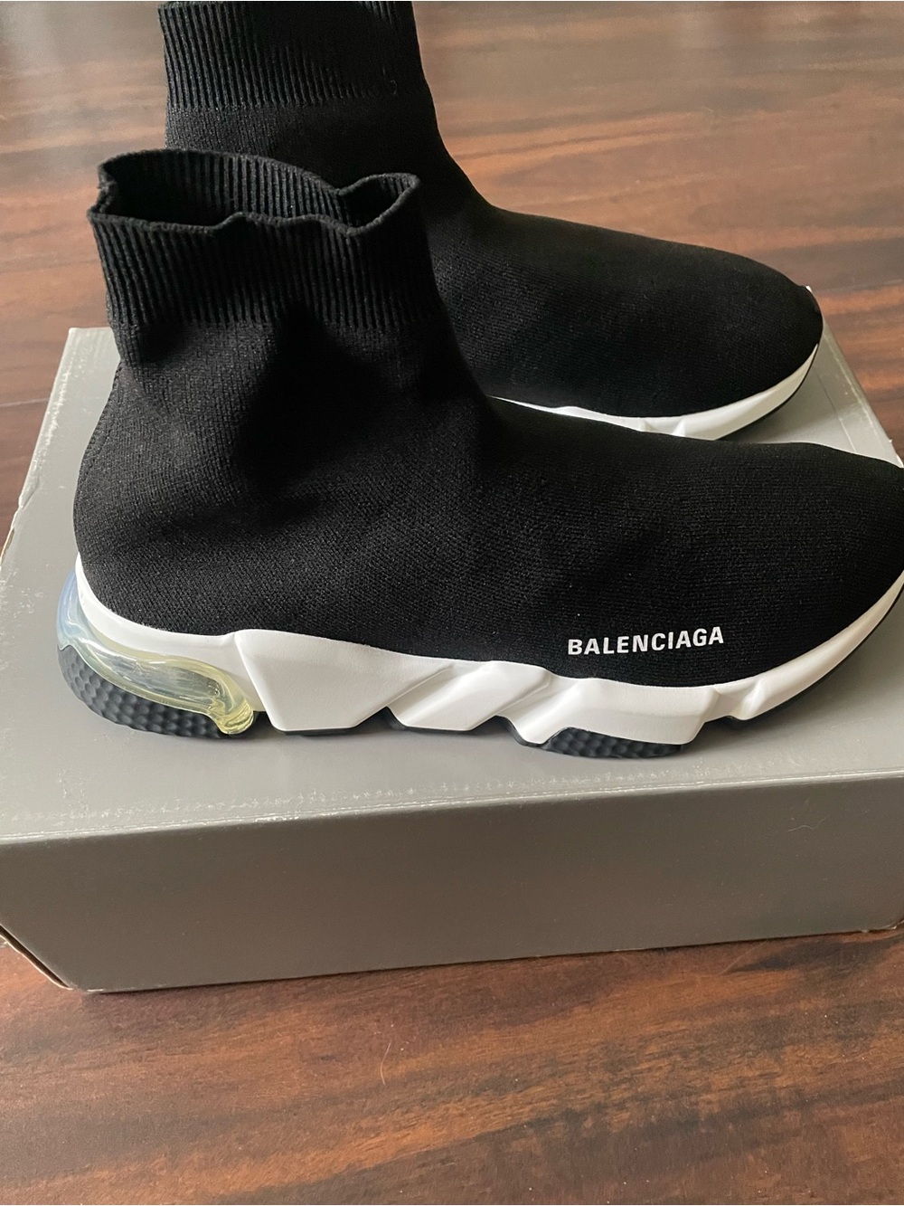 Balenciaga Men’s Black Speed Trainer Sock Sneakers